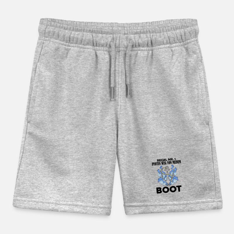 Boote Motorboot Kapitän Boot Seefahrt Geschenk Kinder Organic Joggingshorts Mini Bolter von Stanley/Stella