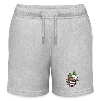 Hobbykoch Teddy Küche Weihnachtsgeschenk Koch - Kinder Organic Joggingshorts Mini Bolter von Stanley/Stella - Grau meliert - Vorne