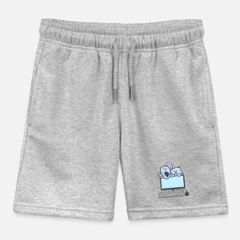 Koala Computer Nerd Programmierer Geschenk Kinder Organic Joggingshorts Mini Bolter von Stanley/Stella