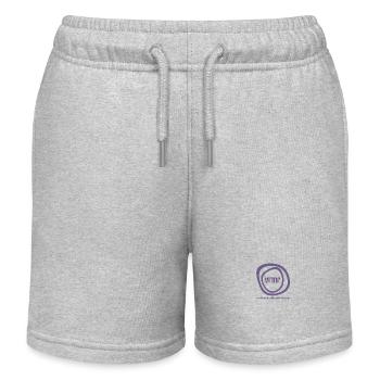 Vorname Julia Sprüche Verkehrt in schlechten - Kinder Organic Joggingshorts Mini Bolter von Stanley/Stella - Grau meliert - Vorne