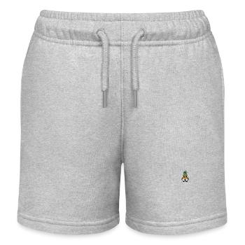 Ananas Gangster Mafia Kawaii Design Pocket - Short de jogging enfant bio Stanley/Stella - gris chiné - Devant
