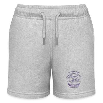 Du kannst die Friseurin nicht aus mir holen - Kinder Organic Joggingshorts Mini Bolter von Stanley/Stella - Grau meliert - Vorne