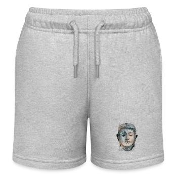 Buddha - Kinder Organic Joggingshorts Mini Bolter von Stanley/Stella - Grau meliert - Vorne