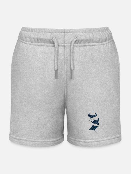 Raies Manta Raie Manta - Short de jogging enfant bio Stanley/Stella - gris chiné