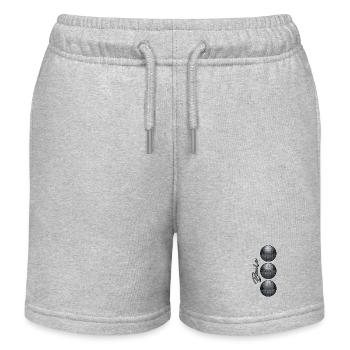 Boules - Kids Organic Sweat Shorts by Stanley/Stella - heather grey - Front