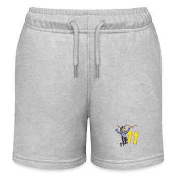 With Ritter - Jungs Geburtstag 11 Jahre - Kids Organic Sweat Shorts by Stanley/Stella - heather grey - Front