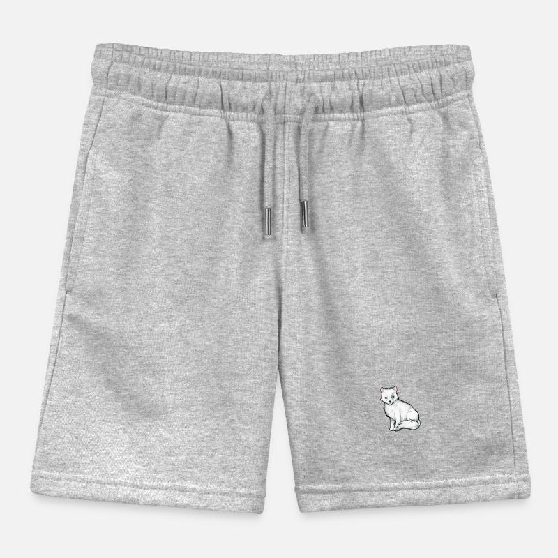 Zeichnung eines Polarfuchs Kinder Organic Joggingshorts Mini Bolter von Stanley/Stella