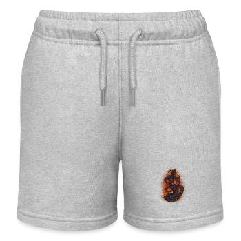 Dieu Ahriman - Short de jogging enfant bio Stanley/Stella - gris chiné - Devant