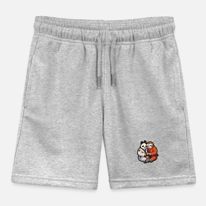 Jiu Jitsu Team Kids Organic Sweat Shorts by Stanley/Stella