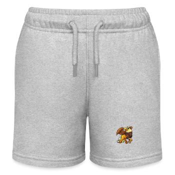 Kawaii Hippogryph - Kinder Organic Joggingshorts Mini Bolter von Stanley/Stella - Grau meliert - Vorne