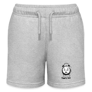 Die Zeit ist abgelaufen: Wecker - Kinder Organic Joggingshorts Mini Bolter von Stanley/Stella - Grau meliert - Vorne