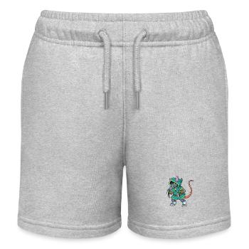 Role Playing Character - Thief - Rogue - Rat - Kids Organic Sweat Shorts by Stanley/Stella - heather grey - Front
