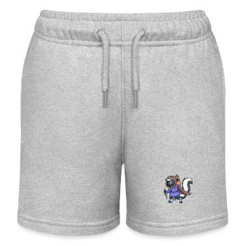 Rollenspiel-Charakter - Dieb - Schurke - Stinktier - Kinder Organic Joggingshorts Mini Bolter von Stanley/Stella - Grau meliert - Vorne