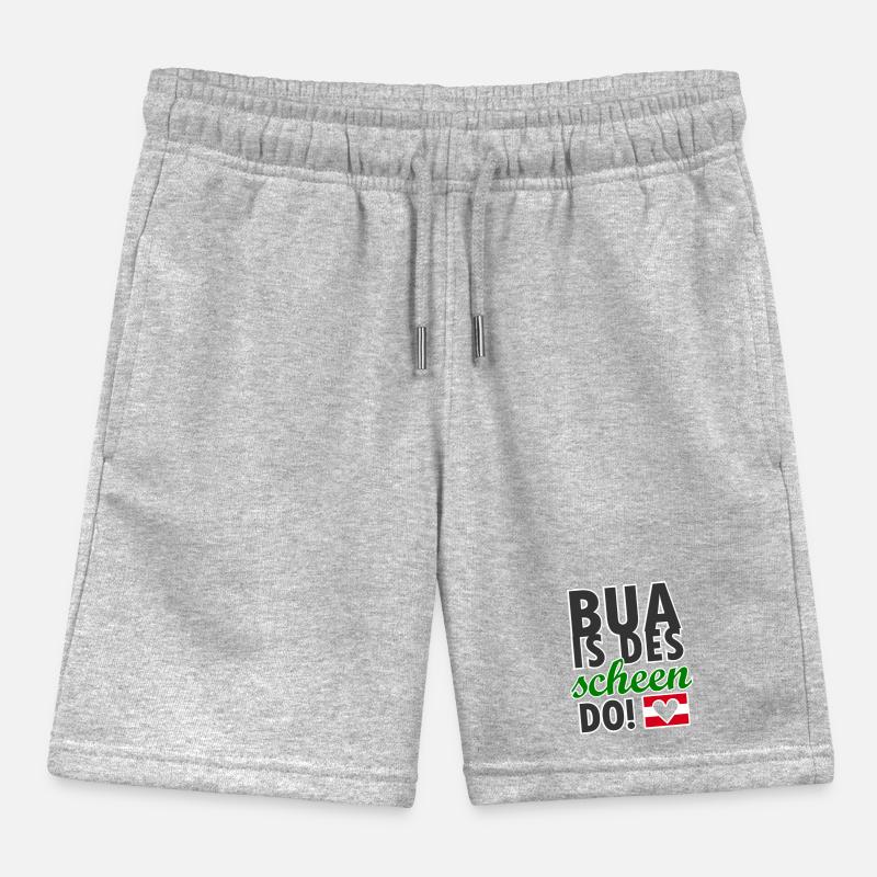 Dialecte de l’Autriche de Styrie Short de jogging enfant bio Stanley/Stella
