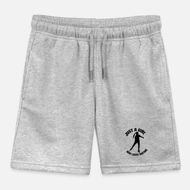 Inline Skater Roller Skating Gift Skating Inline Skate Kids Organic Sweat Shorts by Stanley/Stella