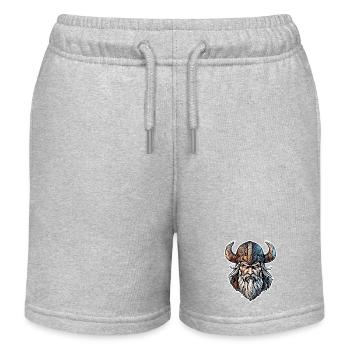 Viking / Thor / Odin / Nordique / Celtique - Short de jogging enfant bio Stanley/Stella - gris chiné - Devant