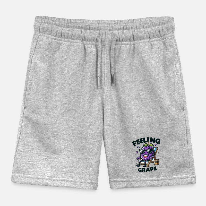 Feeling Grape Kinder Organic Joggingshorts Mini Bolter von Stanley/Stella