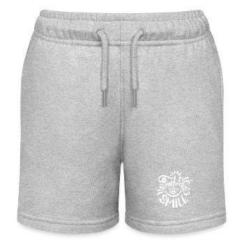 Be somebodys reason to smile - Kids Organic Sweat Shorts by Stanley/Stella - heather grey - Front