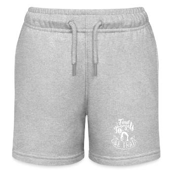 Trouvez-vous et soyez cela - Yoga - Short de jogging enfant bio Stanley/Stella - gris chiné - Devant