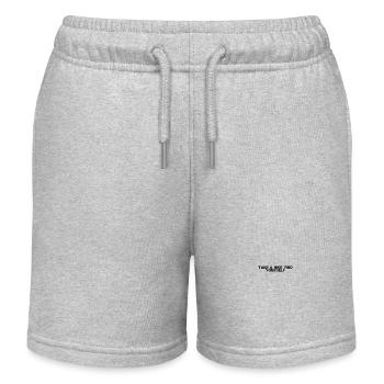 Wandern - Take a hike, find yourself - Kinder Organic Joggingshorts Mini Bolter von Stanley/Stella - Grau meliert - Vorne