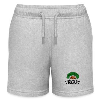 Mein erster Buh - Halloween - Kinder Organic Joggingshorts Mini Bolter von Stanley/Stella - Grau meliert - Vorne