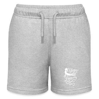 Yoga Live - Kinder Organic Joggingshorts Mini Bolter von Stanley/Stella - Grau meliert - Vorne