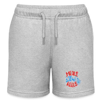 Repas sur bobines - Short de jogging enfant bio Stanley/Stella - gris chiné - Devant