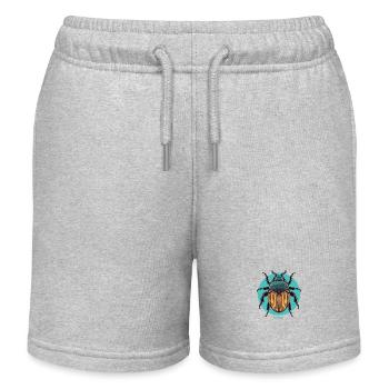 Gros insecte gras - Short de jogging enfant bio Stanley/Stella - gris chiné - Devant