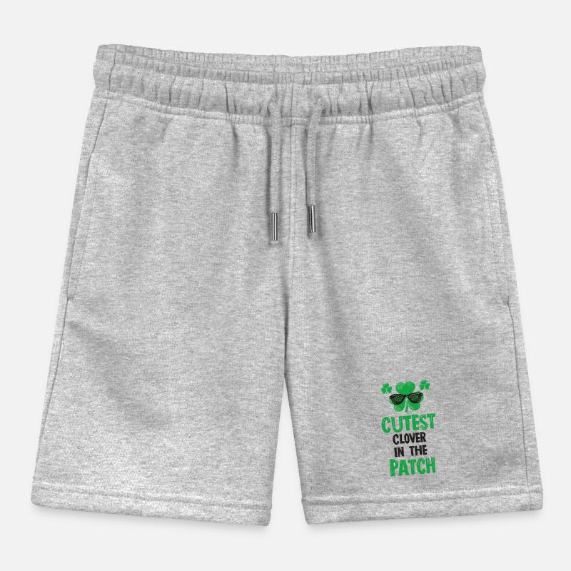 Le trèfle le plus mignon sur le chemin de la Saint-Patrick Short de jogging enfant bio Stanley/Stella