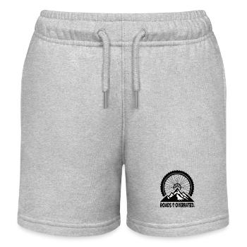Roads Overrated Mountainbike MTB Mountainbikes - Kinder Organic Joggingshorts Mini Bolter von Stanley/Stella - Grau meliert - Vorne