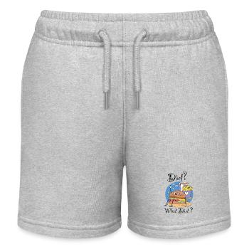 Diet What Diet Burger Pizza Fries Food Hamburger - Kids Organic Sweat Shorts by Stanley/Stella - heather grey - Front