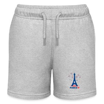 Kids Paris - Kids Organic Sweat Shorts by Stanley/Stella - heather grey - Front
