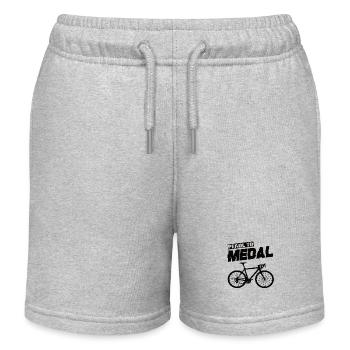 Pédalez Pour Médaille Vélo De Route Vélo De Route Vélos De Route Vélo De Route - Short de jogging enfant bio Stanley/Stella - gris chiné - Devant