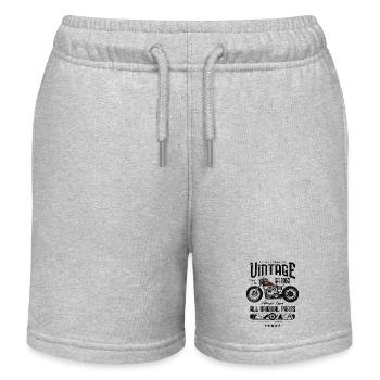 Vintage Motorrad Motorrad Motorrad Motorrad Geburtstag 1962 - Kinder Organic Joggingshorts Mini Bolter von Stanley/Stella - Grau meliert - Vorne
