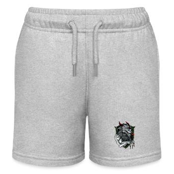 Panthère de Styrie moderne - Short de jogging enfant bio Stanley/Stella - gris chiné - Devant