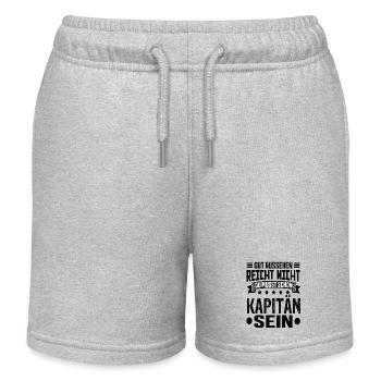 Capitaine - Short de jogging enfant bio Stanley/Stella - gris chiné - Devant