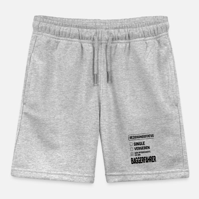 Baggerfahrer Beziehungsstatus Baggerfahrer Bagger Kinder Organic Joggingshorts Mini Bolter von Stanley/Stella
