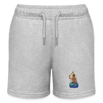 Bouddhisme Dieu Bodhisattva Manjushri - Short de jogging enfant bio Stanley/Stella - gris chiné - Devant