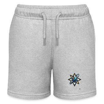 Wissenschaft - Kinder Organic Joggingshorts Mini Bolter von Stanley/Stella - Grau meliert - Vorne