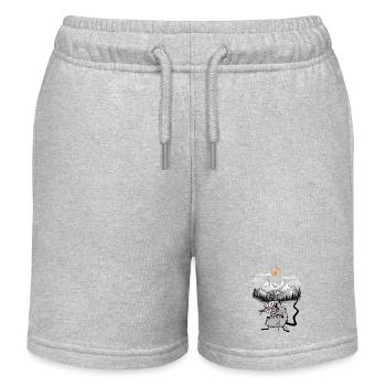 Tyrolean Hiking Rat Rats Austria Switzerland - Kids Organic Sweat Shorts by Stanley/Stella - heather grey - Front