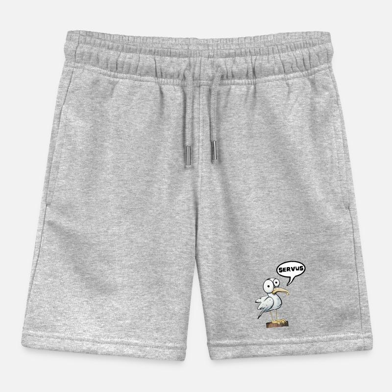 servus Möwe Nordsee Ostsee Laune Möwe Kinder Organic Joggingshorts Mini Bolter von Stanley/Stella