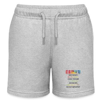 Conseiller scolaire, il est OK de - Short de jogging enfant bio Stanley/Stella - gris chiné - Devant