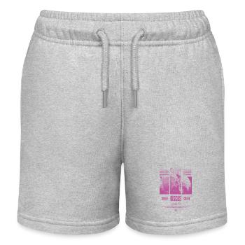 Diskusfisch Buntbarsch Aquarium Fischhalter - Kinder Organic Joggingshorts Mini Bolter von Stanley/Stella - Grau meliert - Vorne