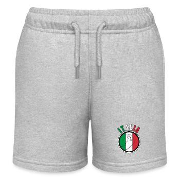 Italie Italien Italien Italie - Short de jogging enfant bio Stanley/Stella - gris chiné - Devant