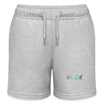 OOTD Coloré Abstrait Empreinte Digitale Art OOTD - Short de jogging enfant bio Stanley/Stella - gris chiné - Devant
