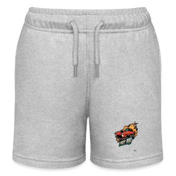 Hot Rod Muscle Car: Kraft auf Rädern - Kinder Organic Joggingshorts Mini Bolter von Stanley/Stella - Grau meliert - Vorne