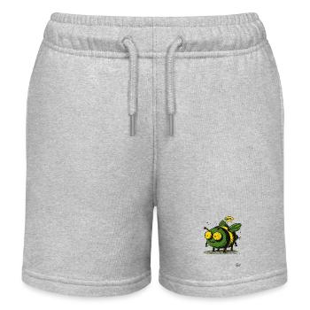 L’abeille bourdon cool et laide - Short de jogging enfant bio Stanley/Stella - gris chiné - Devant