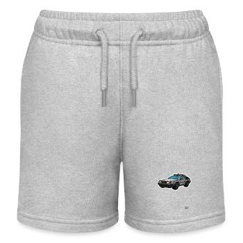 Lorean De, The Future Is Back - Kids Organic Sweat Shorts by Stanley/Stella - heather grey - Front
