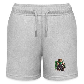 VTT Pixel VTT - Short de jogging enfant bio Stanley/Stella - gris chiné - Devant