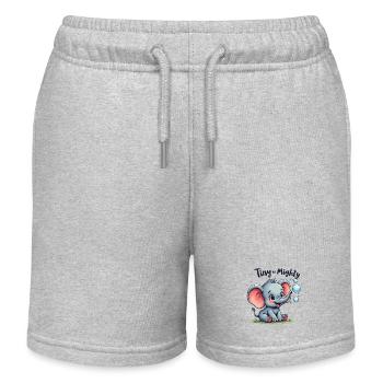 ELEFANT - Kinder Organic Joggingshorts Mini Bolter von Stanley/Stella - Grau meliert - Vorne
